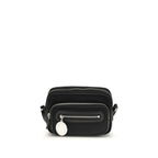 Schwarze Schultertasche aus Polyamid