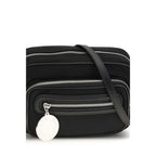 Schwarze Schultertasche aus Polyamid