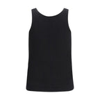 Schwarze Kaschmir-Tanktops