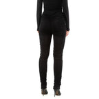 Schwarze Freizeithose aus Viskose