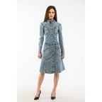 Multicolor Cotton Casual Dress