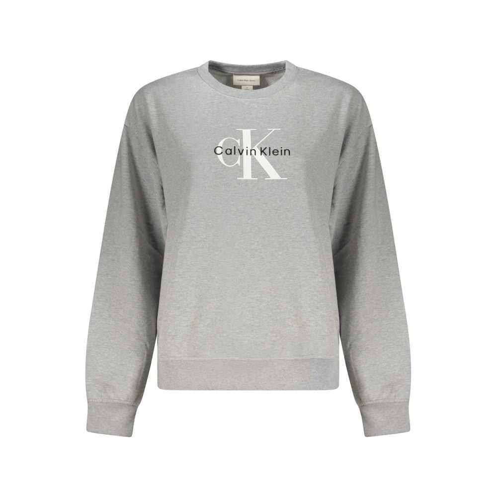 Grigio Baumwoll-Sweatshirt für Damen