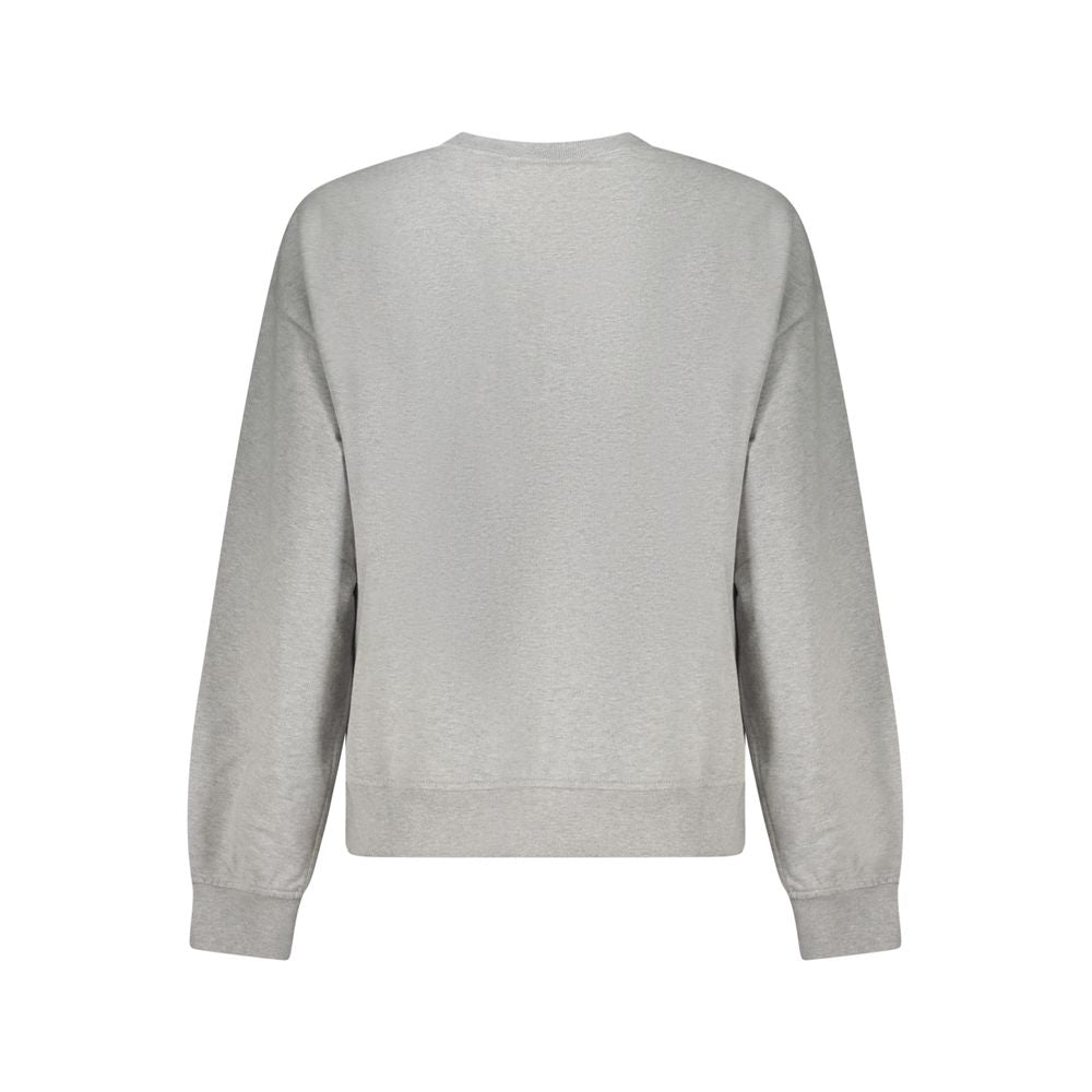 Grigio Baumwoll-Sweatshirt für Damen