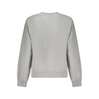 Grigio Baumwoll-Sweatshirt für Damen