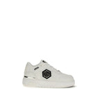 Weiße Kalbsleder Bos Taurus Athletic Sneaker