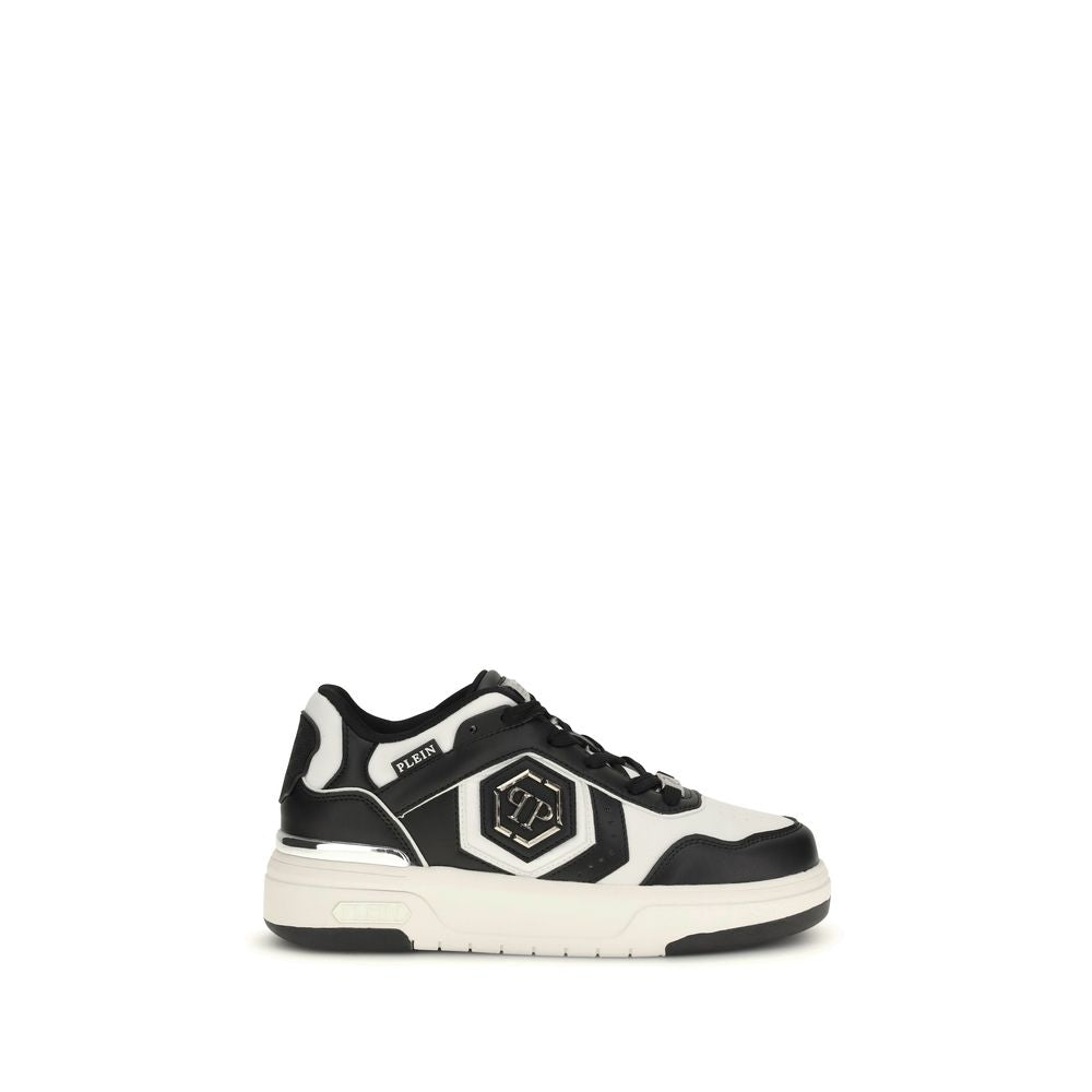 Schwarze Bos Taurus Kalbsleder Sneaker