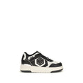 Schwarze Bos Taurus Kalbsleder Sneaker