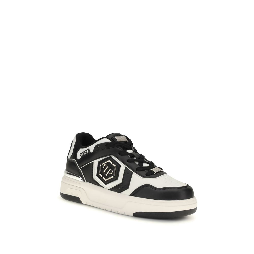 Schwarze Bos Taurus Kalbsleder Sneaker
