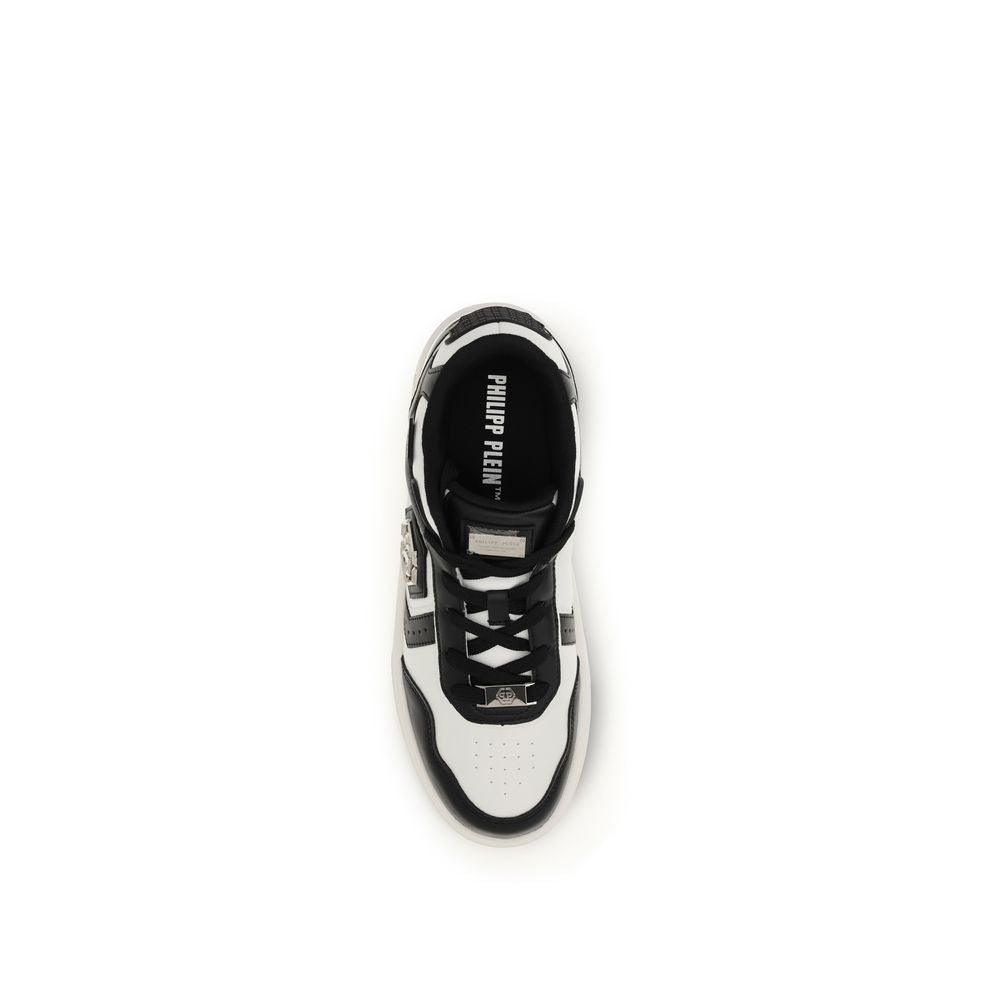 Schwarze Bos Taurus Kalbsleder Sneaker