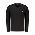 Schwarzes Baumwoll-T-Shirt für Herren
