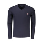 Blaues Bio-Baumwoll-T-Shirt für Herren