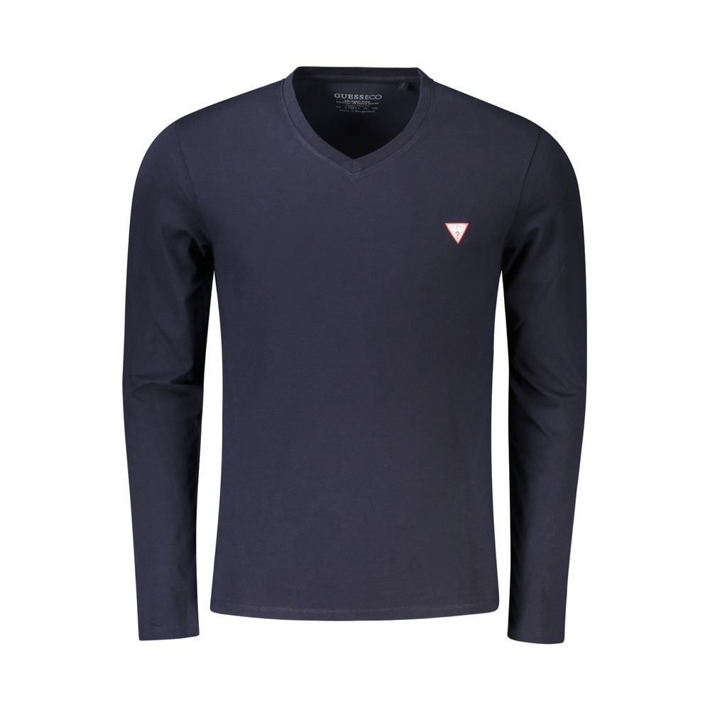 Blaues Bio-Baumwoll-T-Shirt für Herren
