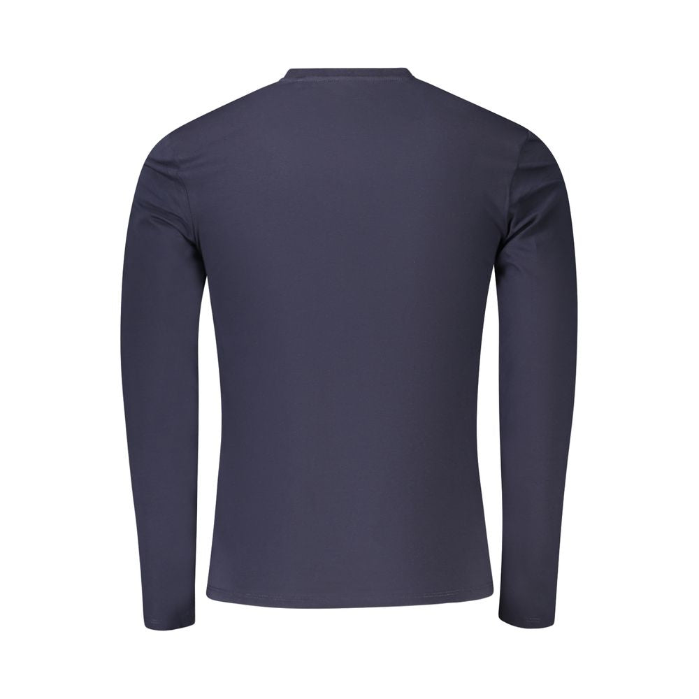 Blaues Bio-Baumwoll-T-Shirt für Herren