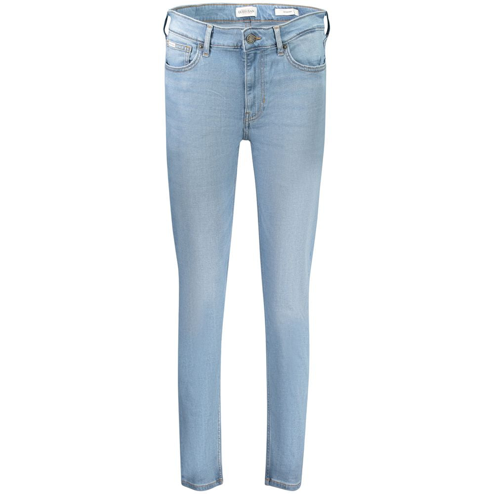 Azzurro Lyocell Damen Skinny Jeans