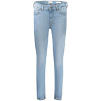 Azzurro Lyocell Damen Skinny Jeans