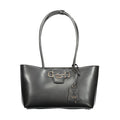 Schwarze Handtasche aus Polyethylen