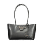Schwarze Handtasche aus Polyethylen