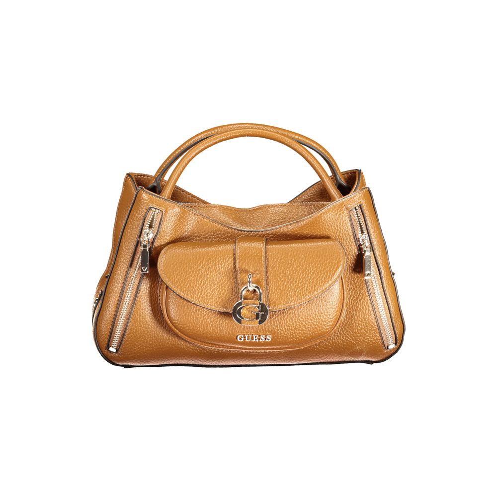 Braune Handtasche aus Polyethylen