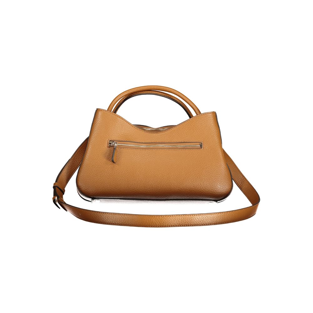 Braune Handtasche aus Polyethylen