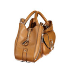 Braune Handtasche aus Polyethylen
