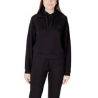 Schwarzer Hoodie aus Viskose