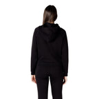 Schwarzer Hoodie aus Viskose