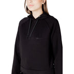 Schwarzer Hoodie aus Viskose