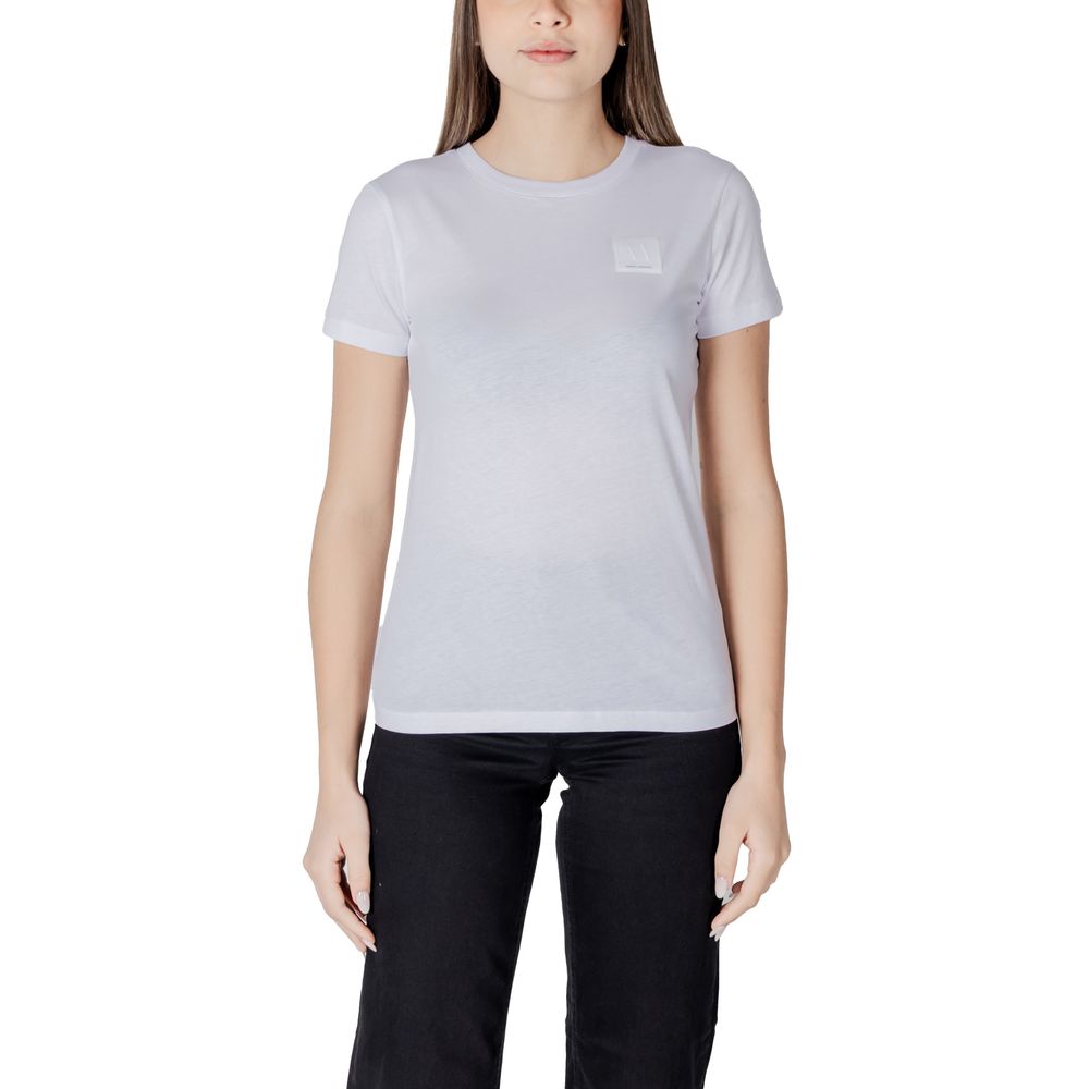 Weißes Baumwoll-T-Shirt