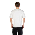 Cremefarbenes Baumwoll-T-Shirt