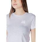 Weißes Baumwoll-T-Shirt