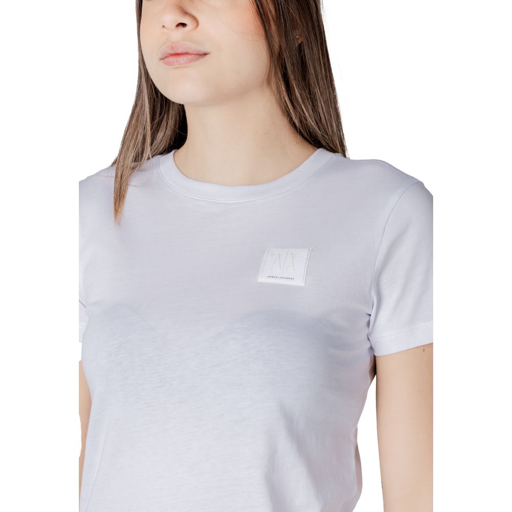 Weißes Baumwoll-T-Shirt