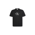 Schwarzes Baumwoll-T-Shirt