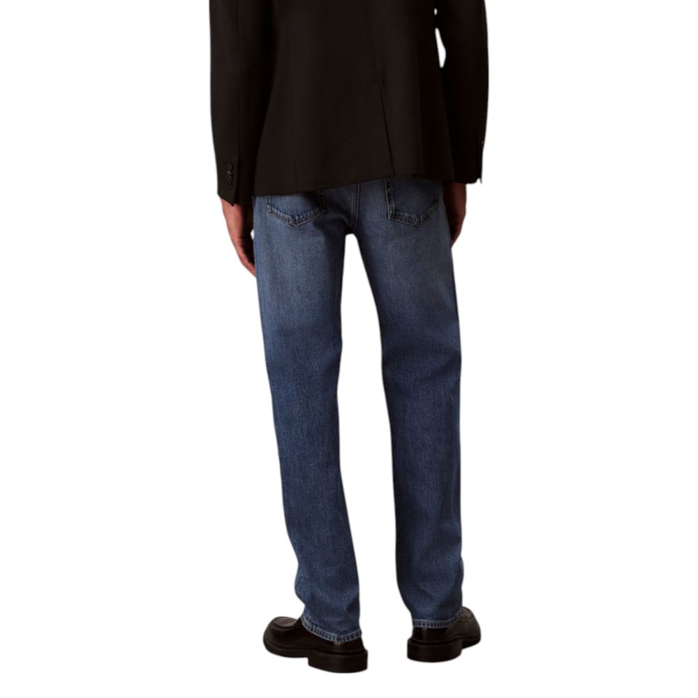 Blaue Baumwolljeans im Relaxed Fit