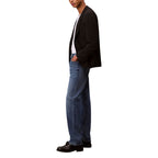 Blaue Baumwolljeans im Relaxed Fit