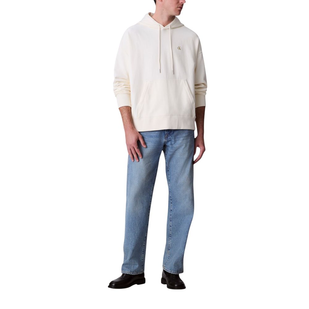 Weiße Baumwoll-Kapuzenpullover