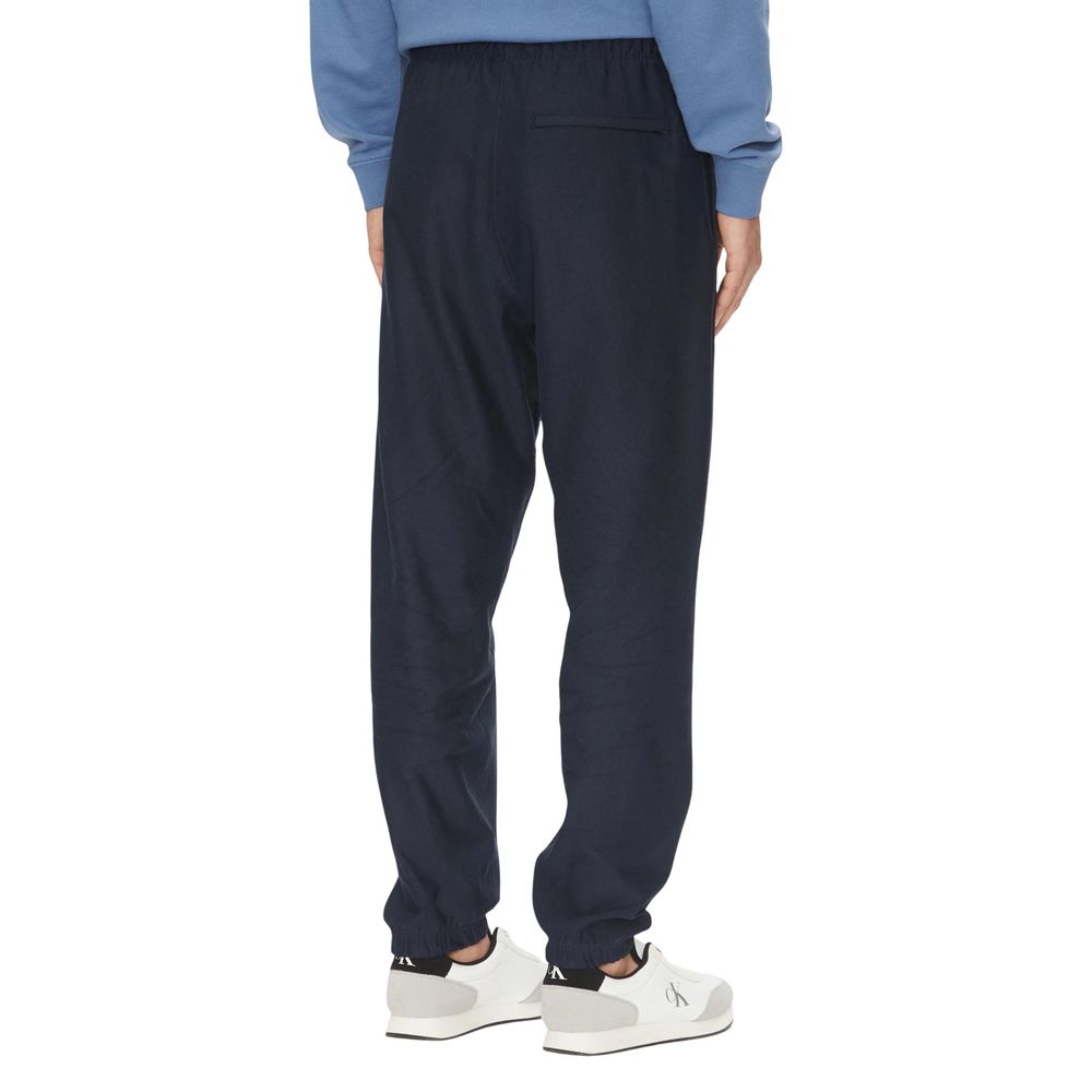 Blaue Baumwoll-Jogginghose (Trainingshose)