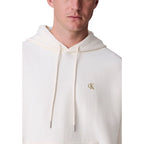 Weiße Baumwoll-Kapuzenpullover