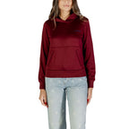 Kapuzenpullover aus Baumwolle in Bordeaux