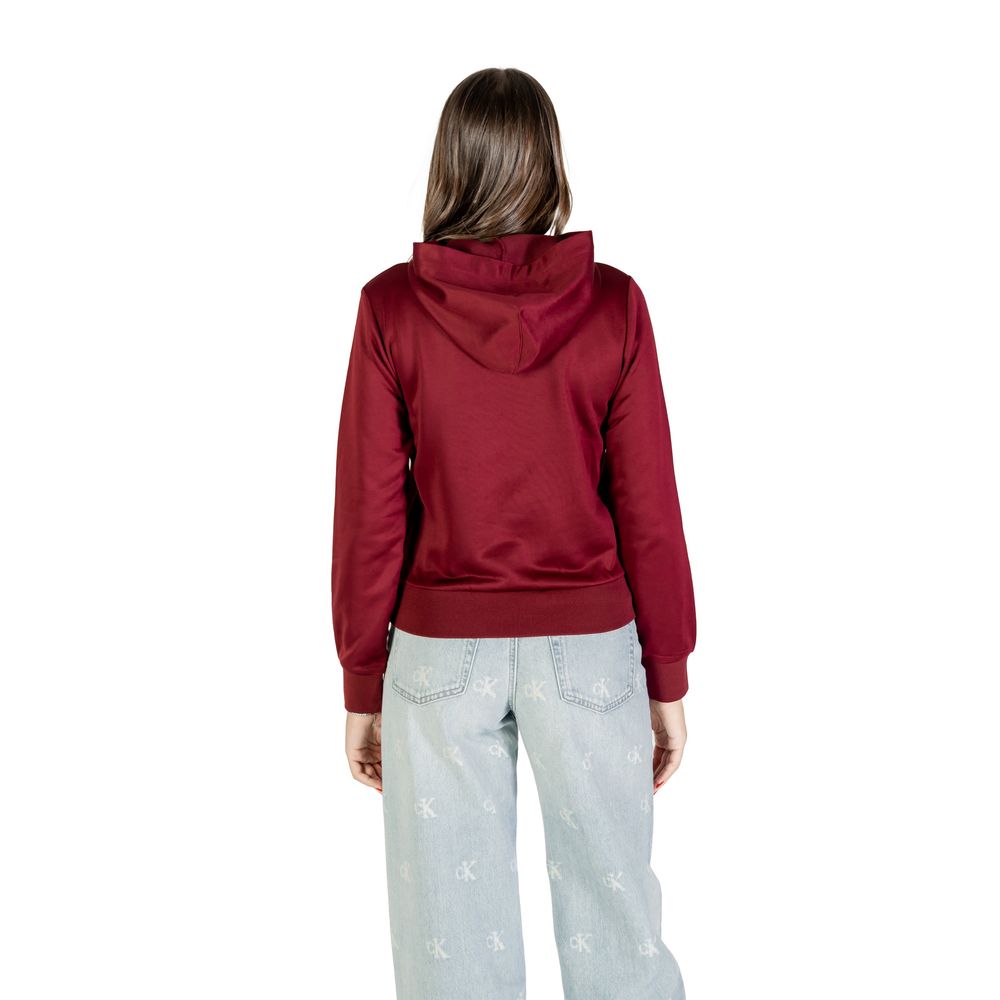 Kapuzenpullover aus Baumwolle in Bordeaux