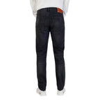 Blaue Baumwoll-Skinny-Jeans