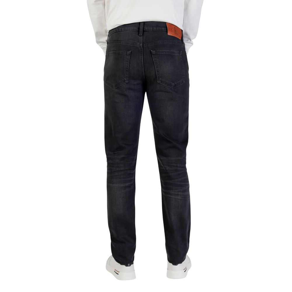 Blaue Baumwoll-Skinny-Jeans