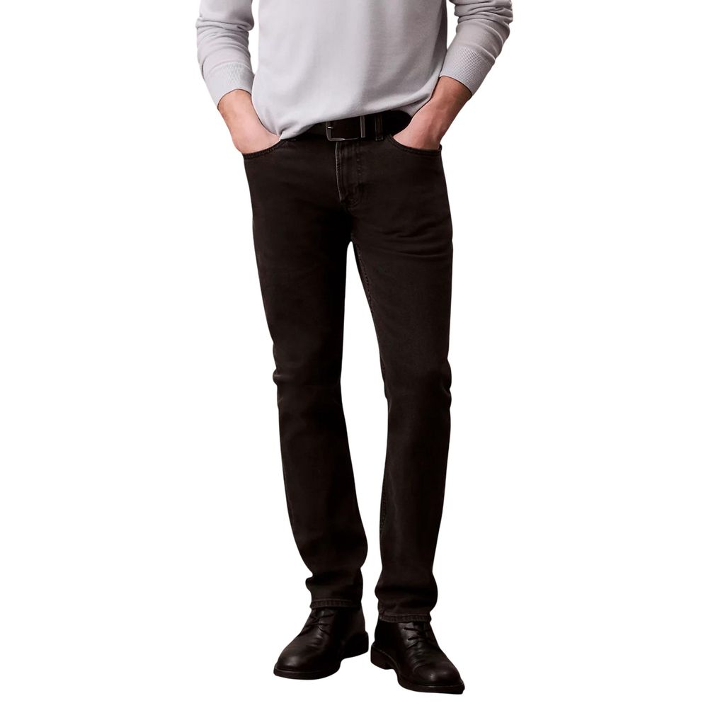 Schwarze Skinny Jeans aus Baumwolle