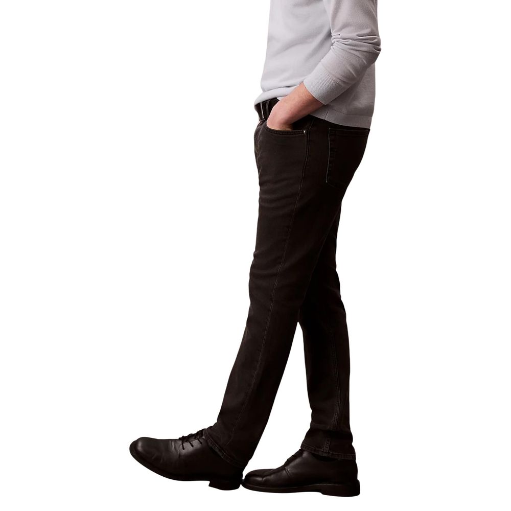 Schwarze Skinny Jeans aus Baumwolle