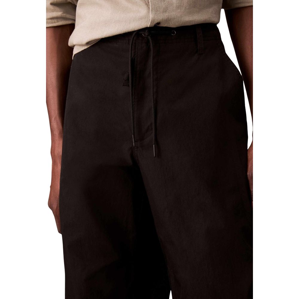 Schwarze Baumwoll-Jogginghose (Trainingshose)