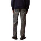 Beige Baumwoll Jeans im Relaxed Fit