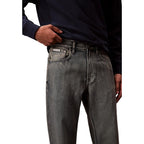 Beige Baumwoll Jeans im Relaxed Fit