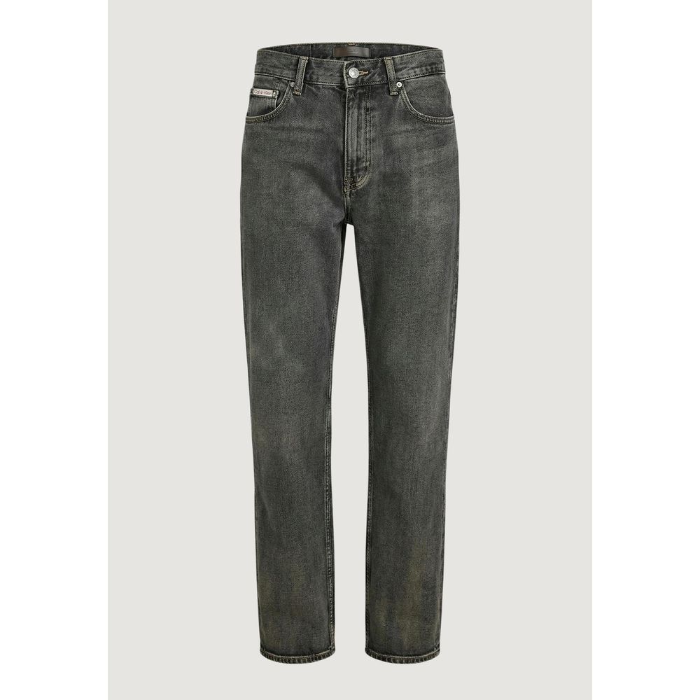 Beige Baumwoll Jeans im Relaxed Fit