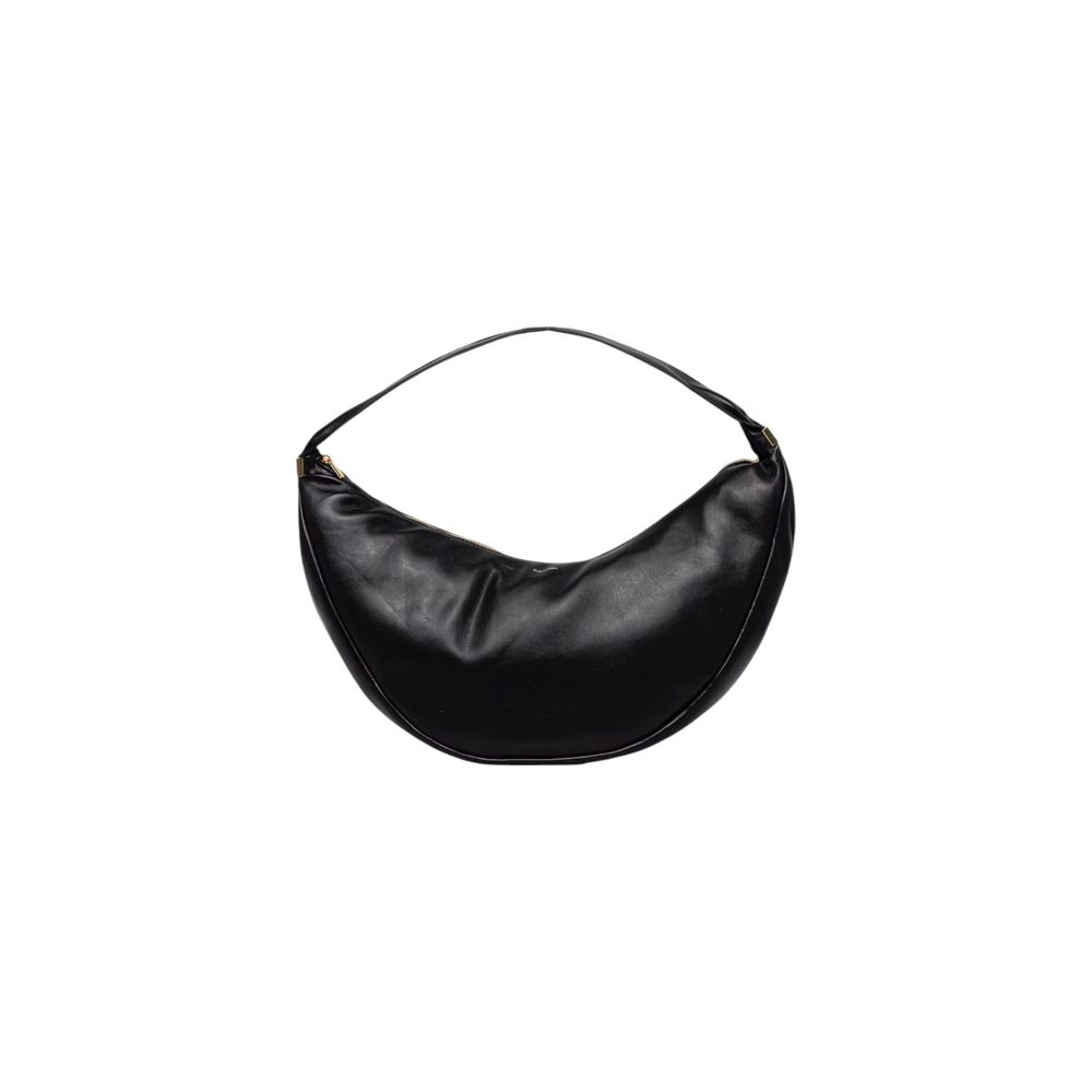 Schwarze Handtasche aus Polyethylen