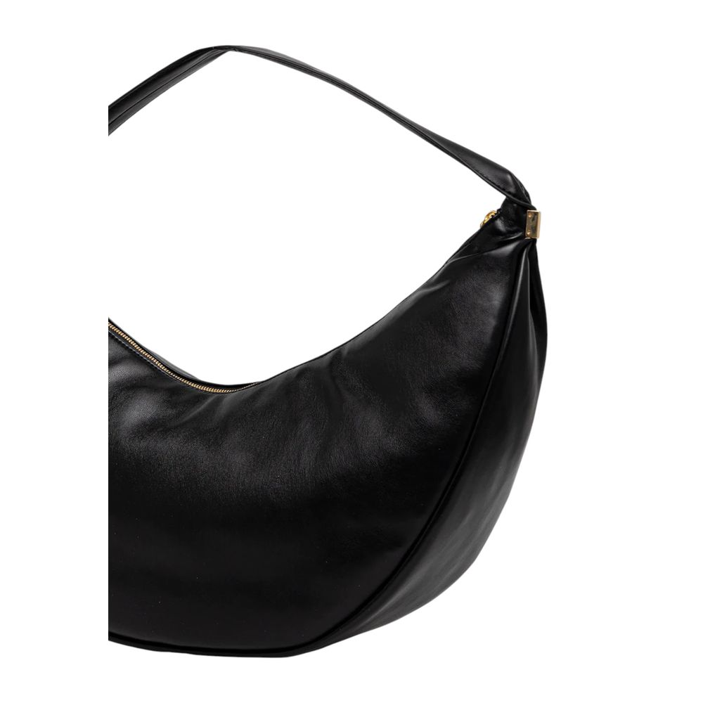 Schwarze Handtasche aus Polyethylen
