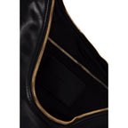 Schwarze Handtasche aus Polyethylen